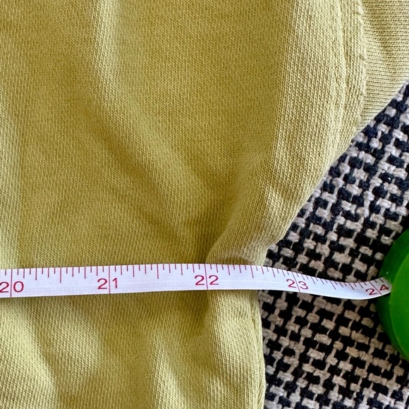 Anthropologie | Lime Green Embroidered Women's Hoodie - Picture 5 of 5